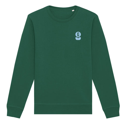 Groene uniseks sweatshirt