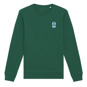 Groene uniseks sweatshirt