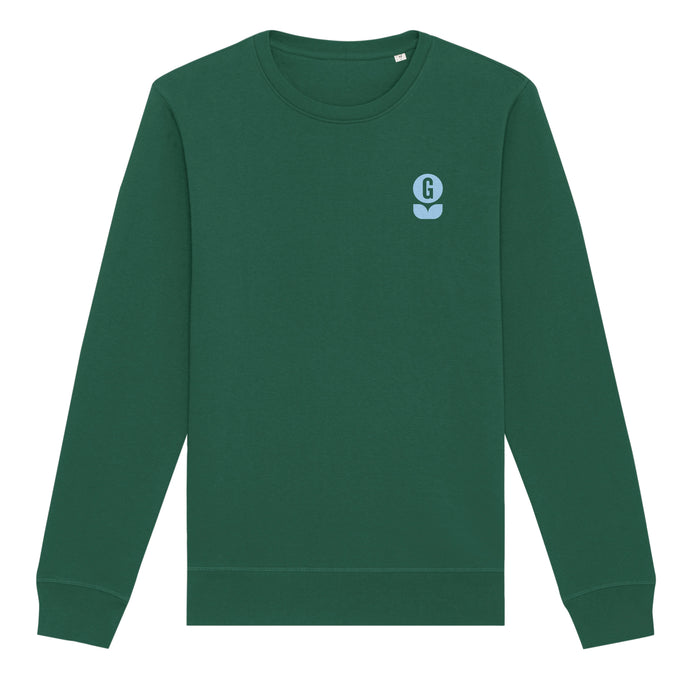 Groene uniseks sweatshirt